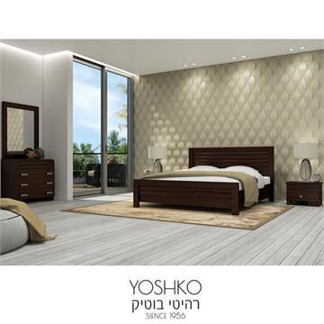 חדר שינה זוגי קומפלט בעיצוב מרשים דגם sahlav